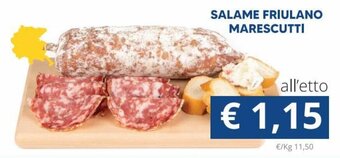 Salame Friulano Marescutti