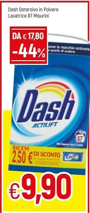 Famila Dash Detersivo In Polvere Lavatrice offerta