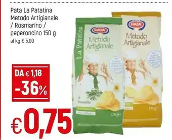 Famila Snack pata La Patatina Prodotta Con Metodo Artigianale Classica 150 G(ml) offerta