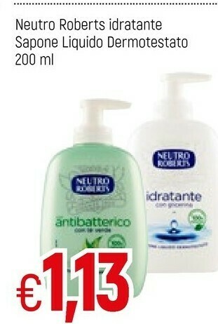 Famila Neutro Roberts Sapone liquido offerta