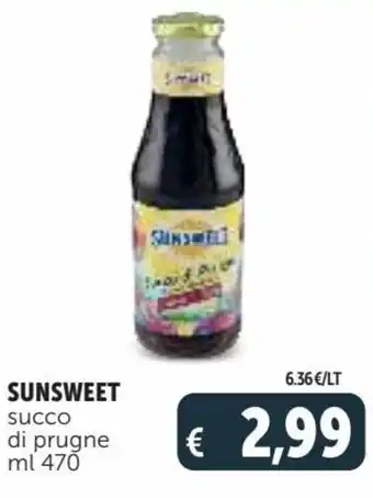 Deco Supermercati Sunsweet succo di prugne ml 470 offerta