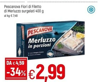 Famila Pescanova Filetti di merluzzo offerta