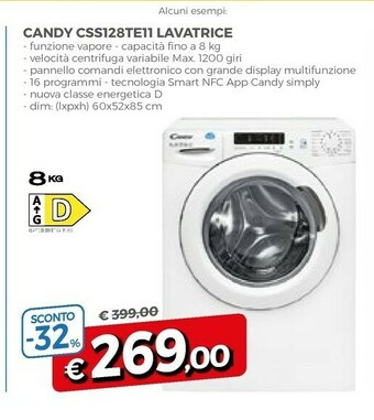 Famila Candy Lavatrice offerta
