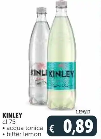 Deco Supermercati Kinley cl 75 acqua tonica / bitter lemon offerta