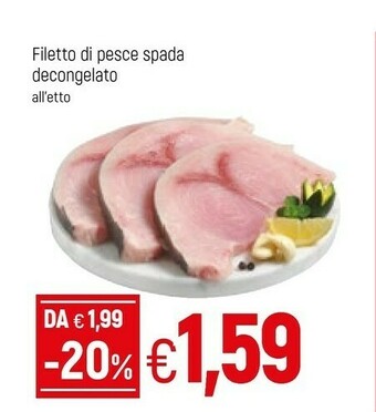 Famila Pesce spada offerta