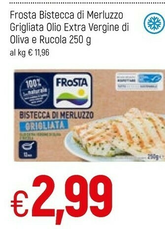 Famila Frosta Filetti di merluzzo offerta