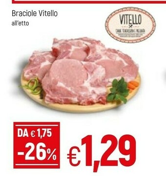 Famila Braciole Vitello offerta