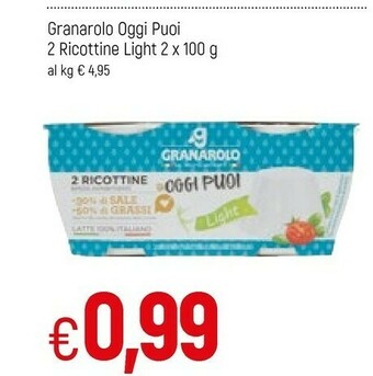 Famila Granarolo Ricotta offerta