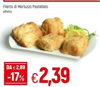 Famila Filetti di merluzzo offerta