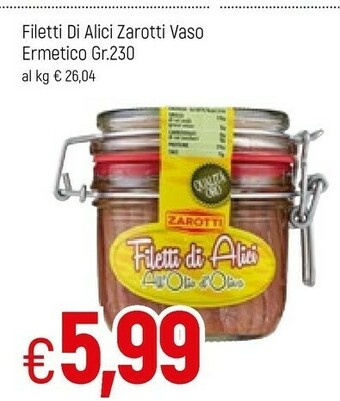 Famila Zarotti Alici offerta
