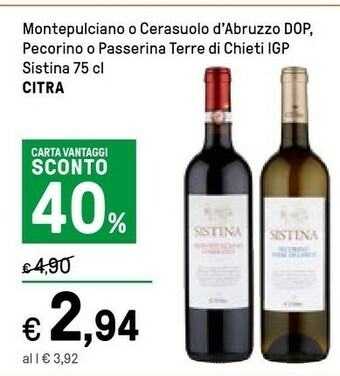 Iper La Grande Citra Montepulciano d'Abruzzo offerta