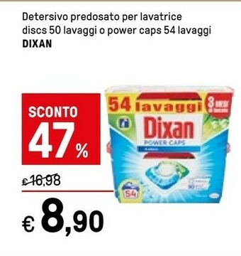 Iper La Grande Dixan Detersivo lavatrice offerta