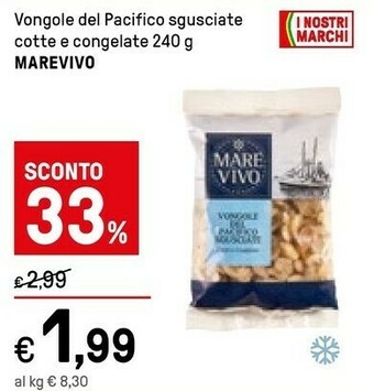 Iper La Grande Marevivo Vongole offerta