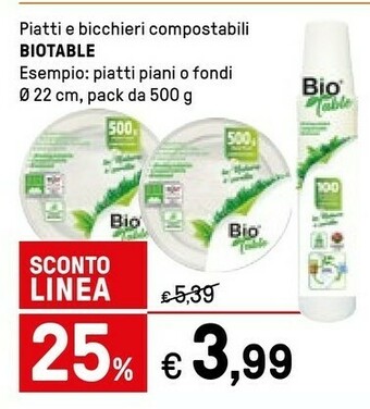 Iper La Grande Piatti di plastica offerta
