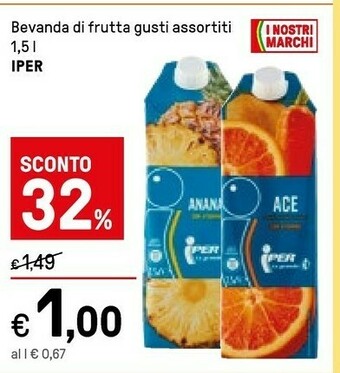 Iper La Grande Ace Succhi di frutta offerta