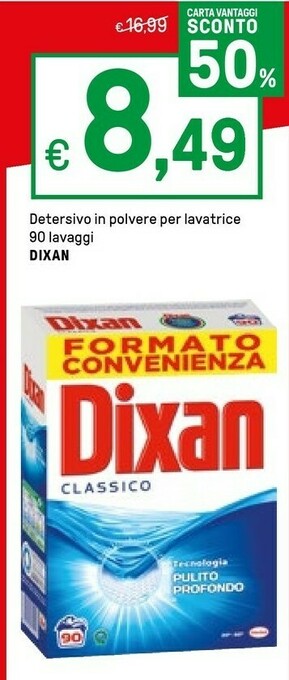 Iper La Grande Dixan Detersivo in polvere offerta