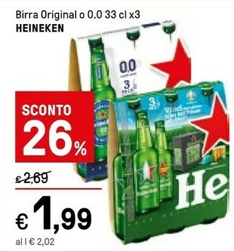 Iper La Grande Heineken Birra offerta