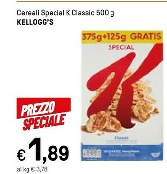 Iper La Grande Kelloggs Cereali offerta