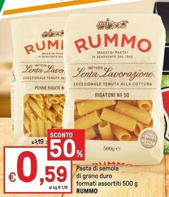 Iper La Grande Rummo Pasta di semola offerta