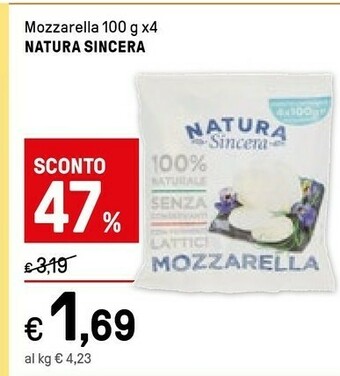 Iper La Grande Natura sincera Mozzarella offerta