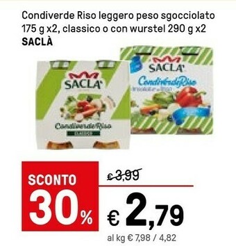 Iper La Grande Saclà Conserve offerta