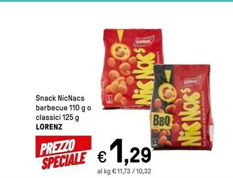 Iper La Grande Lorenz Snack offerta