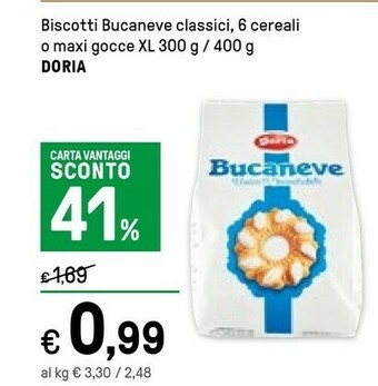 Iper La Grande Doria Bucaneve offerta