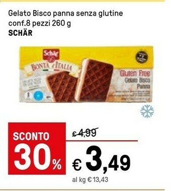Iper La Grande Schar Alimenti senza glutine offerta