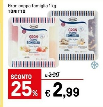 Iper La Grande Tonitto Gelato offerta