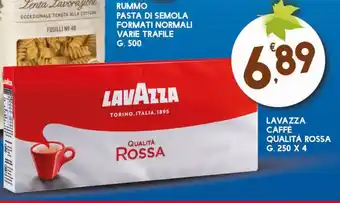 Sigma Superstore Lavazza Caffe Qualità Rossa G 250 x 4 offerta