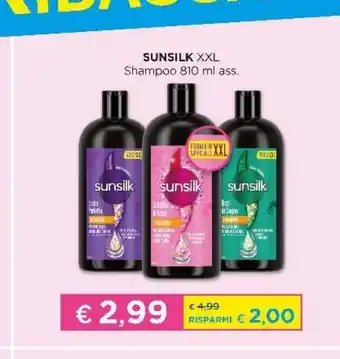 Acqua & Sapone Shampoo sunsilk 810ml ass offerta