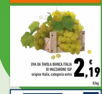 Conad Superstore Uva da tavola bianca italia di mazzarone igp offerta