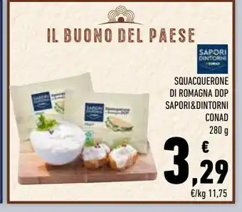 Conad Superstore Squacquereone di romagna dop sapori & dintorni conad 280 g offerta
