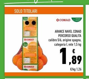 Conad Superstore Arance navel conad percorso qualita offerta