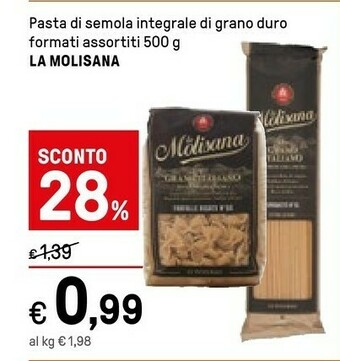 Iper La Grande La Molisana Pasta di semola offerta