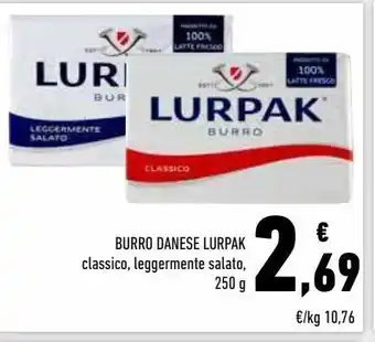 Conad Superstore Burro danese lurpak offerta
