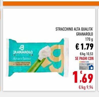 Conad Superstore Stracchino alta qualita granarolo 170 g offerta