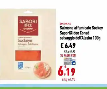 Conad Superstore Salmone affumicato sockey sapori & idee conad offerta