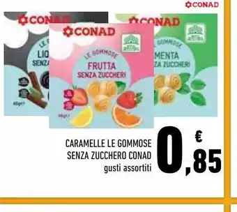 Conad Superstore Caramelle di gomma senza zucchero conad offerta