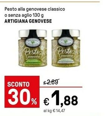 Iper La Grande Artigiana genovese Pesto offerta