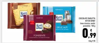 Conad Superstore Cioccolato tavoletta ritter sport offerta