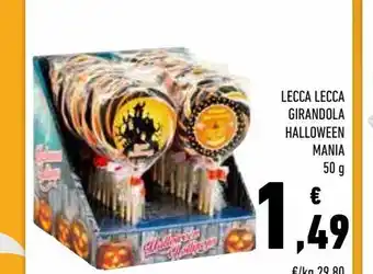 Lecca-lecca girandola halloween mania 50 g
