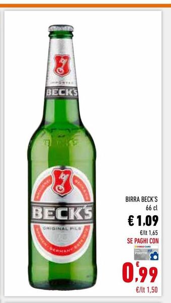 Conad Superstore Birra beck's 66 cl offerta
