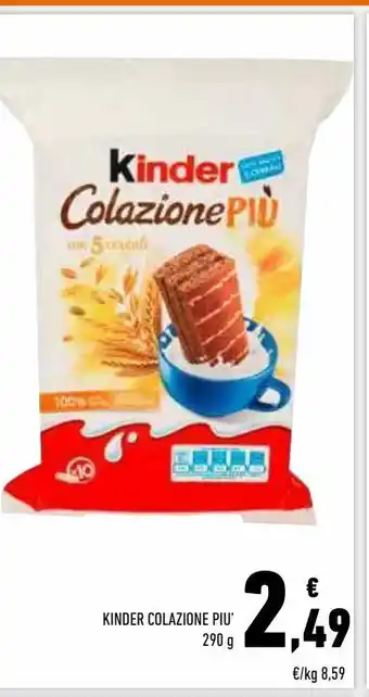 Conad Superstore Kinder colazione piu 290 g offerta