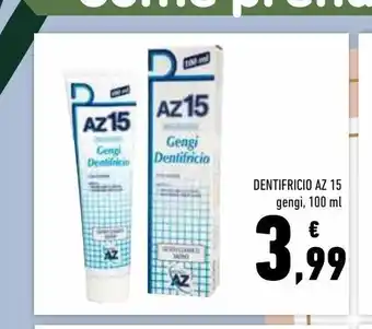 Dentifricio az 15 gengi 100 ml