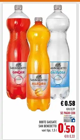 Conad Superstore Bibite gassate san benedetto offerta