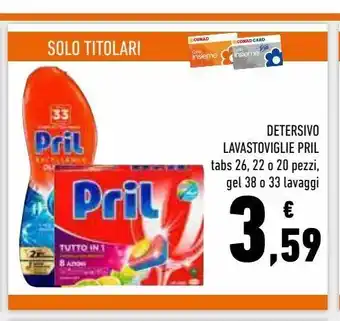 Conad Superstore Detersivo lavastoviglie pril offerta