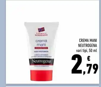 Crema per le mani neutrogena vari tipi 50 ml