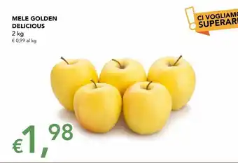 Migross Supermercati e Market Mele golden delicius 2 kg offerta