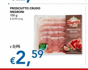 Migross Supermercati e Market Prosciutto crudo negroni offerta